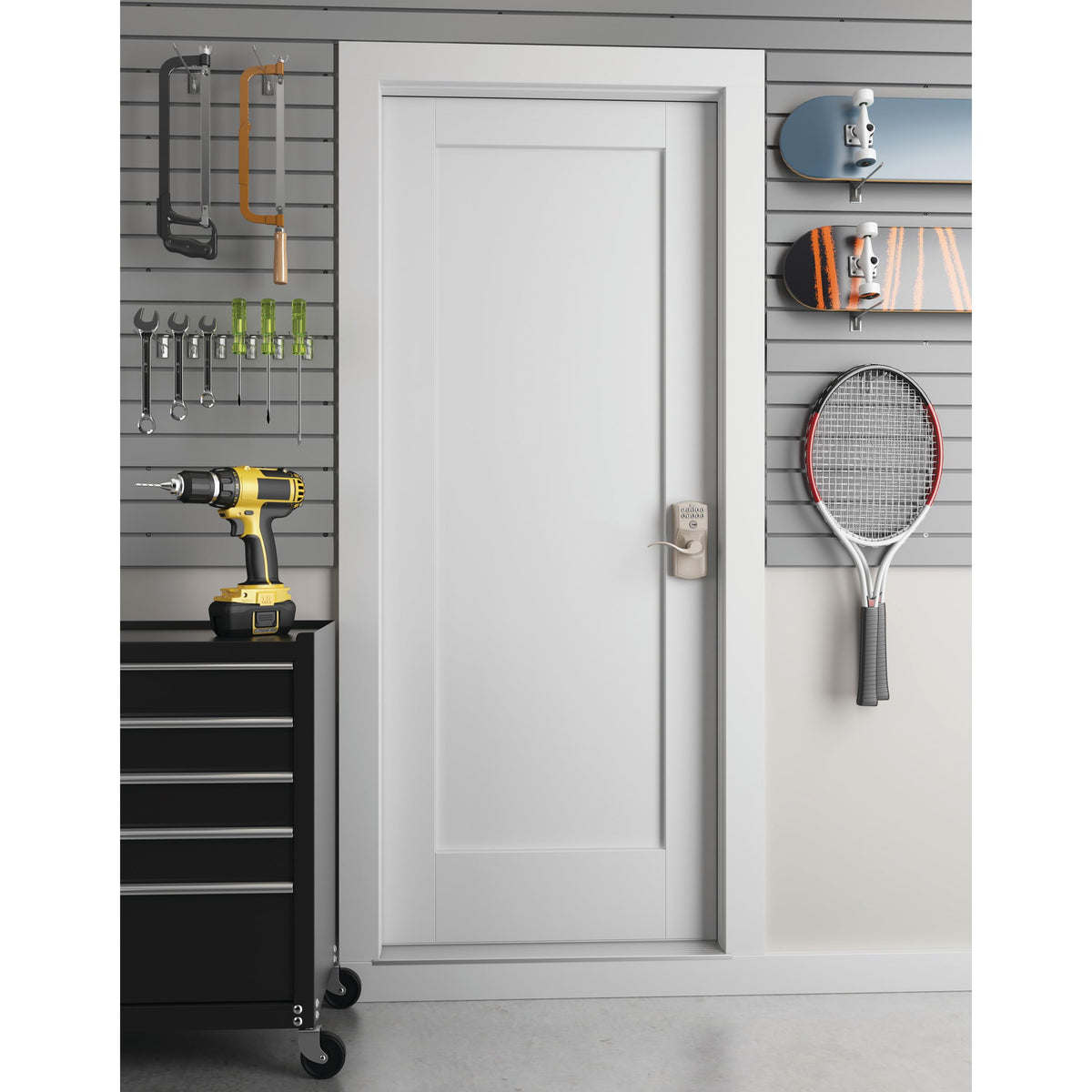 Schlage Camelot easy installation with screwdriver on front door