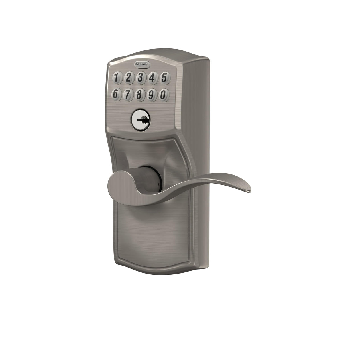 Schlage Camelot flex-lock mode switching between unlocked and auto-lock