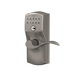Schlage Camelot flex-lock mode switching between unlocked and auto-lock