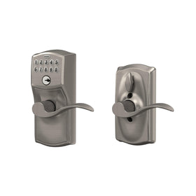 Schlage Camelot front-door keypad ready with long battery life