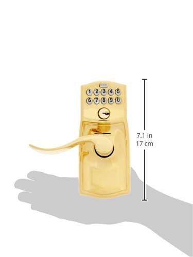 Schlage Camelot illuminated keypad for dark entry access
