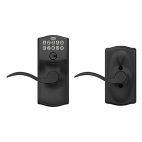 Schlage Camelot battery indicator helps avoid unexpected lockouts.