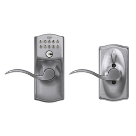 Schlage Camelot keypad lock installation out of the box