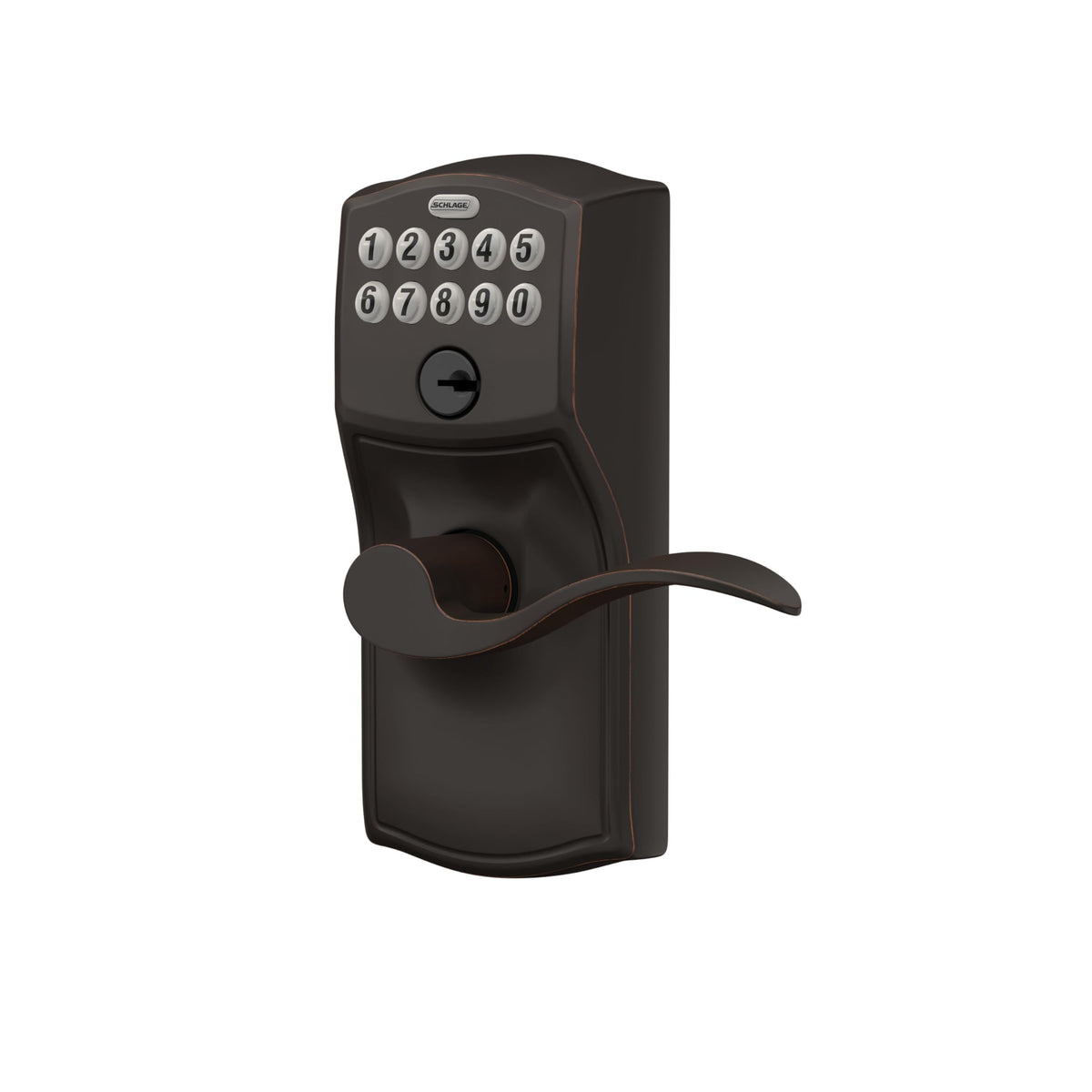 Schlage Camelot keypad lock lever installation guide for DIY setup