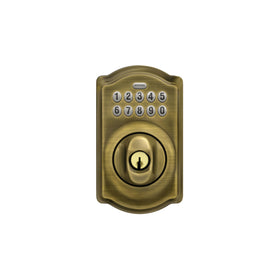 Schlage Camelot low-battery indicator signals when to replace the battery.