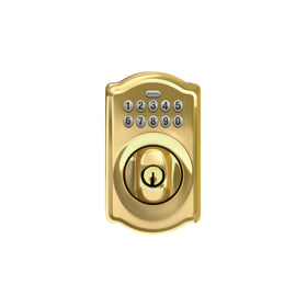 Schlage Camelot includes two override keys for manual access.