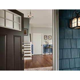 Schlage Connect supports 30 access codes for guests and family.