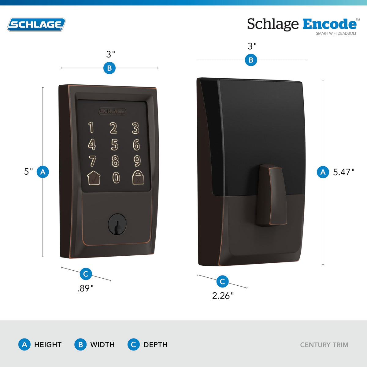Schlage Encode app control interface demonstrates easy remote management.