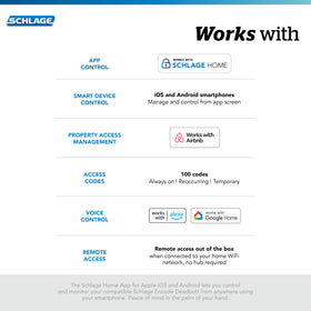 Schlage Encode app control interface for managing locks from mobile.