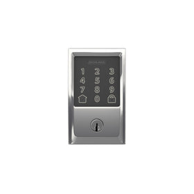 Schlage Encode auto-lock and time-delay options enhance security and convenience.