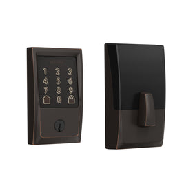 Schlage Encode front door WiFi setup enables remote access for convenience.