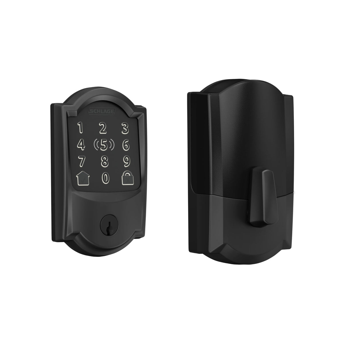 Schlage Encode Plus front door lock with built-in Wi‑Fi for remote access