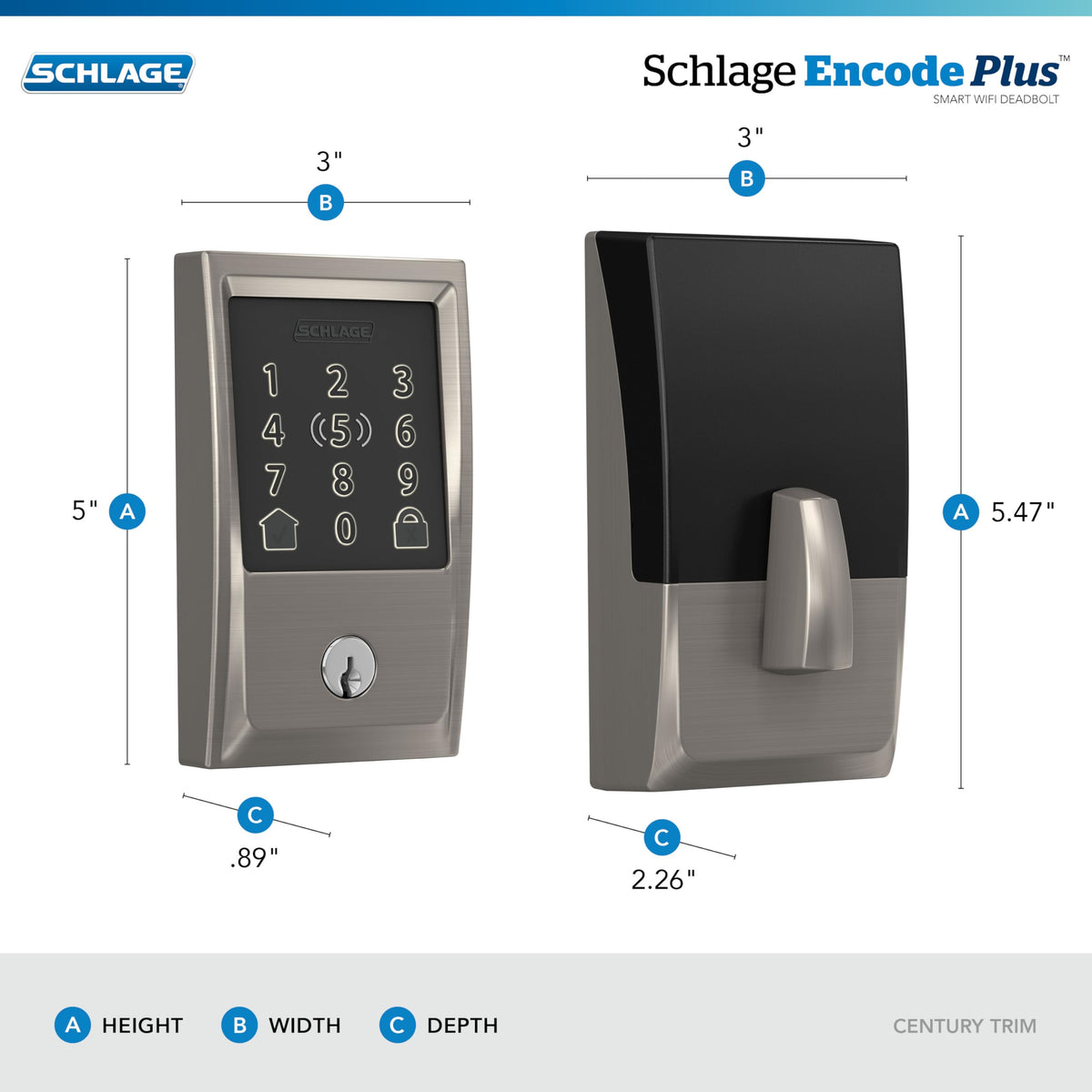Schlage Encode Plus with Apple Watch tap-to-unlock feature.