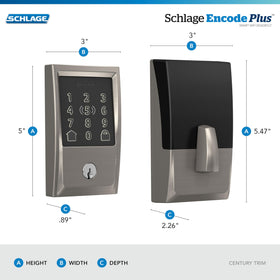 Schlage Encode Plus with Apple Watch tap-to-unlock feature.