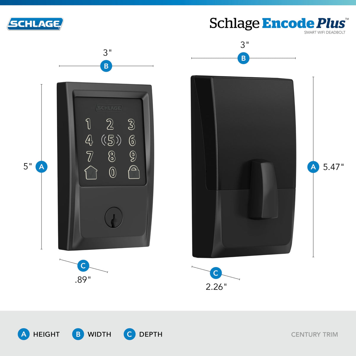 Schlage Encode Plus supports Alexa and Google Assistant for hands-free entry.