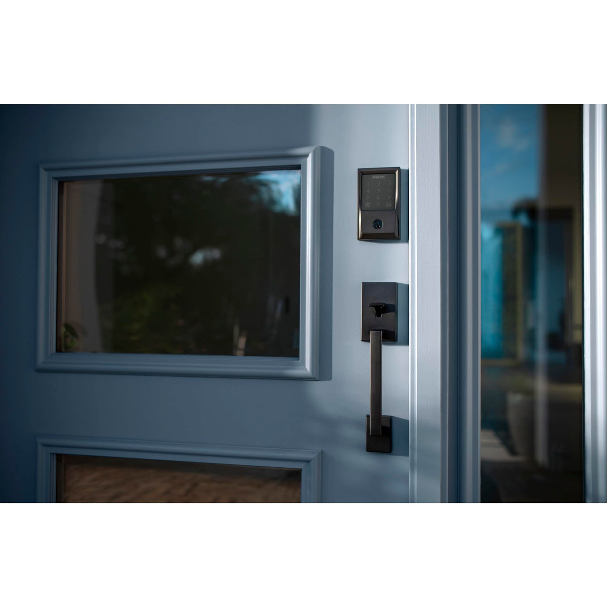 Schlage Encode auto-lock setting illustrates convenient door locking options