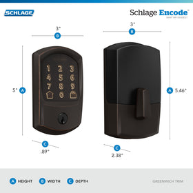 Schlage Encode installation close-up demonstrating screwdriver-only setup