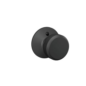 Schlage Bowery knob side view shows ease of interior door installation