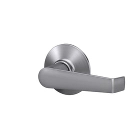 Schlage F10 CSV ELA 626 lever includes radius faceplate for versatile mounting