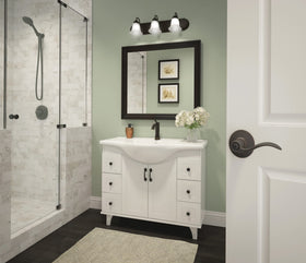 Schlage F10 V ACC 716 hall and closet passage lever installed on interior door.