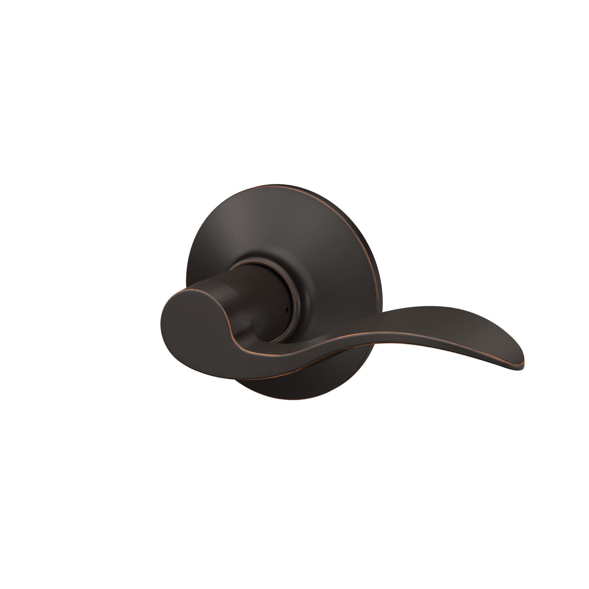 Schlage F10 V ACC 716 reversible lever for right and left-handed doors.