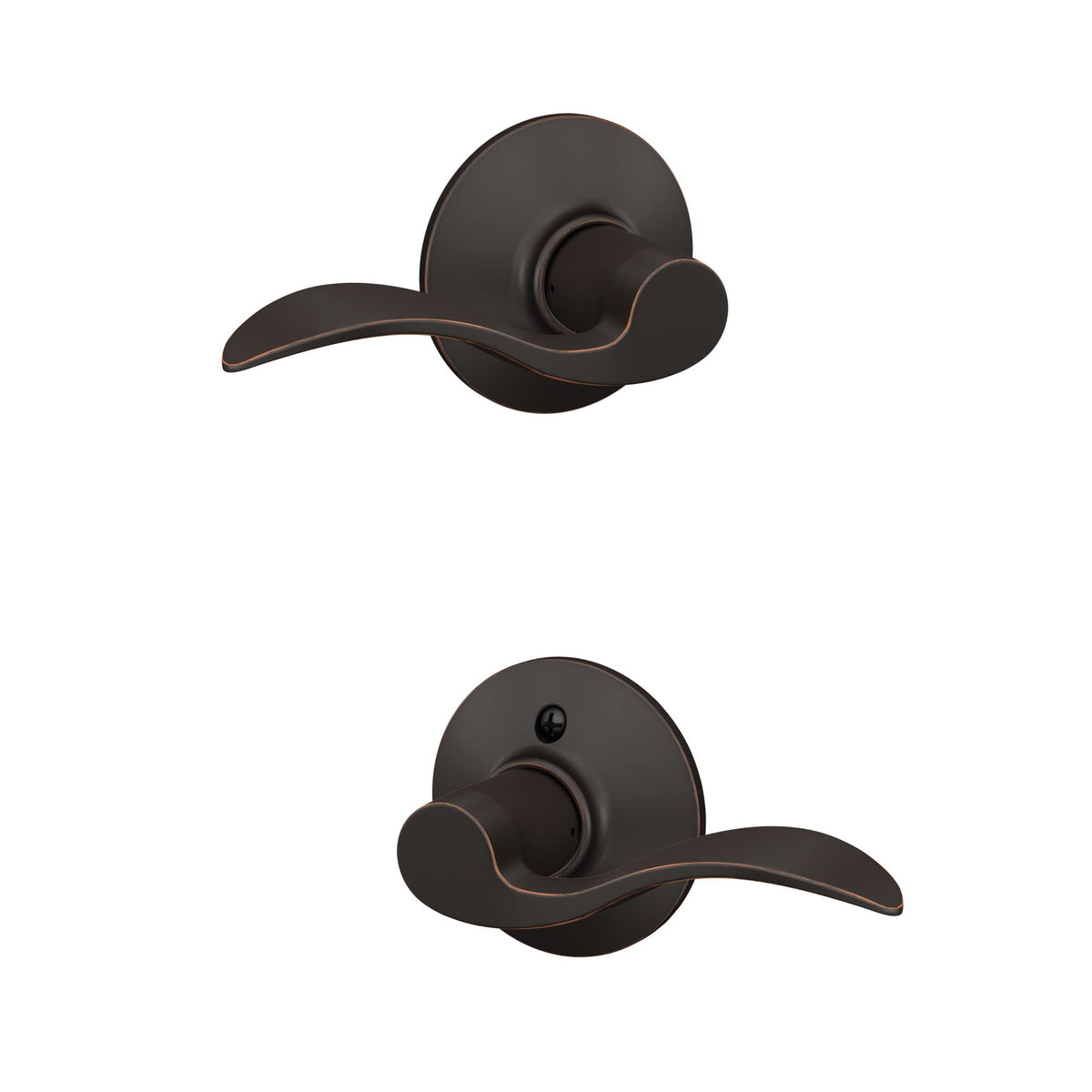 Schlage F10 V ACC 716 universal latch backset compatibility for doors.