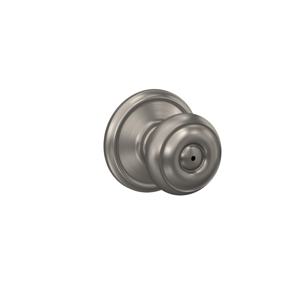 Schlage F40 GEO Georgian door knob satin nickel for durable interior privacy