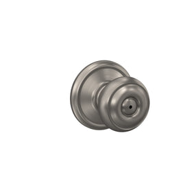 Schlage F40 GEO Georgian door knob satin nickel for durable interior privacy