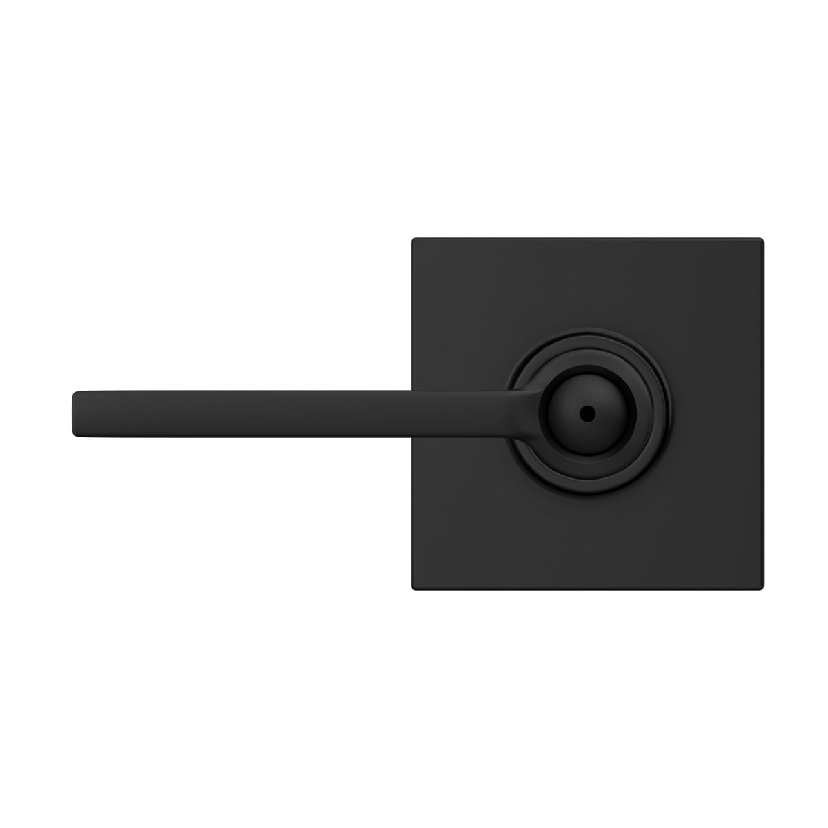 Schlage Latitude lever paired with Collins trim for modern, clean lines.