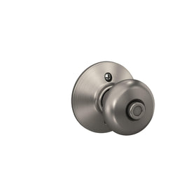 Schlage Plymouth knob fits standard backsets 2-3/8 to 2-3/4 inches