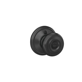 Universal latch fits backsets 2-3/8 or 2-3/4 inches.