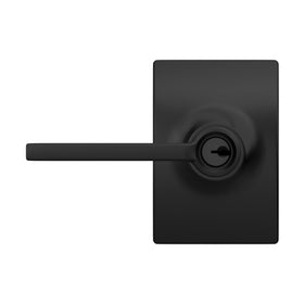 BHMA Grade 2/AAA-rated Schlage Latitude lever emphasizes security, durability, and finish quality.