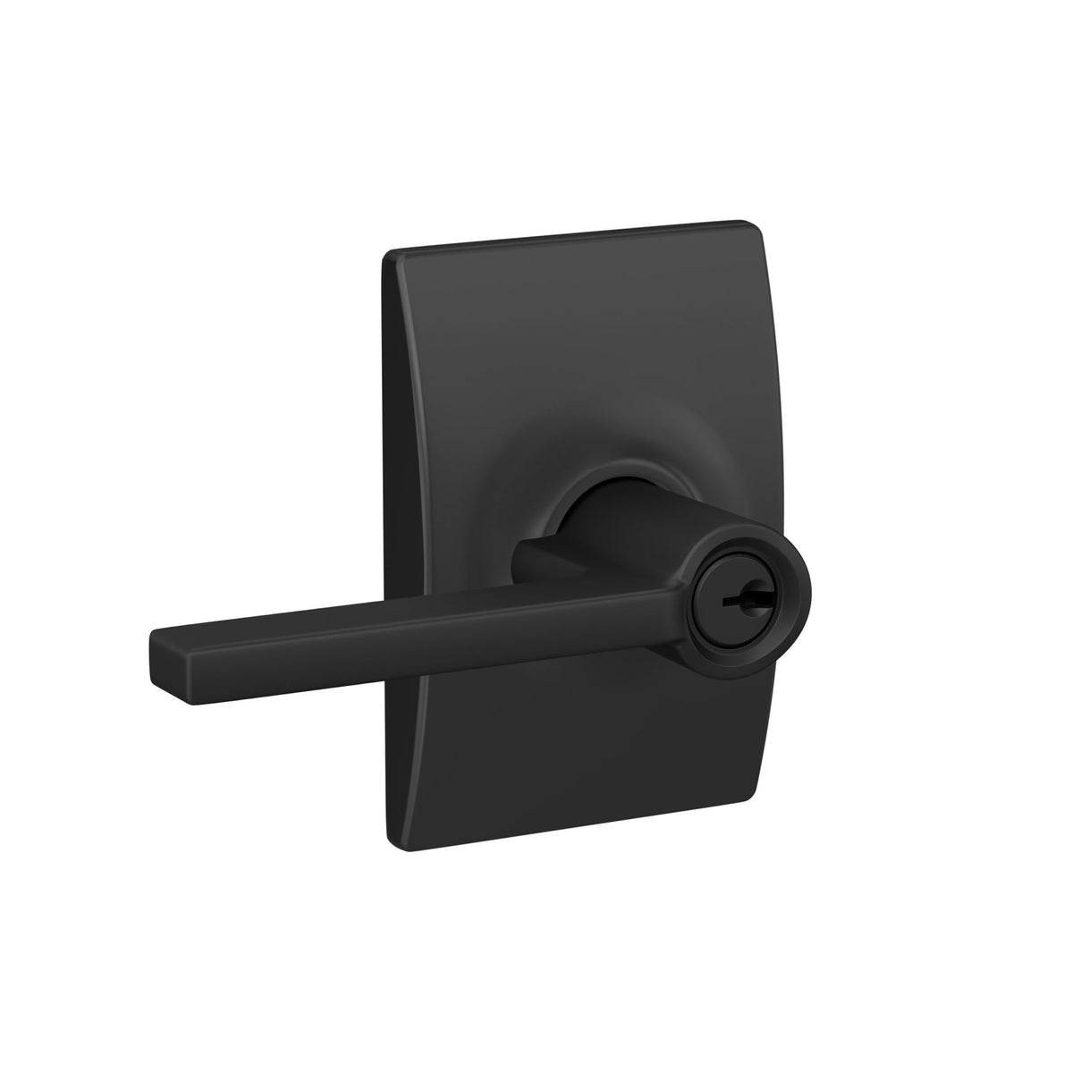 Schlage F51A Latitude keyed-entry function enables secure entry on exterior doors for control.
