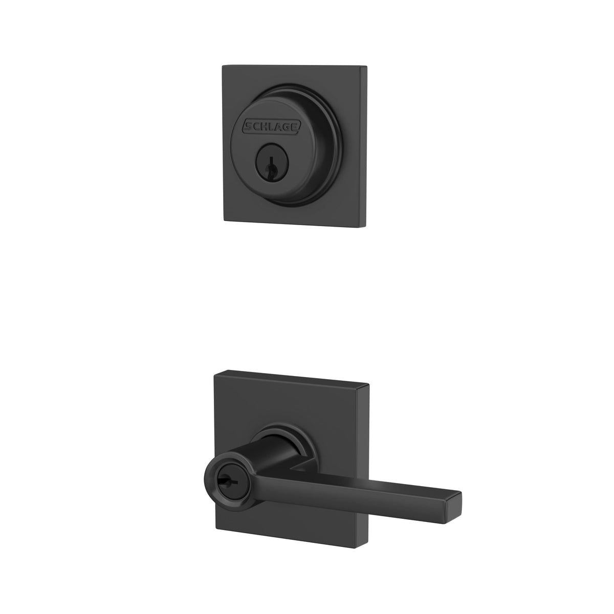 Schlage FB55N G LAT 622 COL easy installation with self-aligning holes