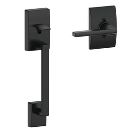Schlage FE285 Century front entry handleset with Latitude lever enhances curb appeal and security.