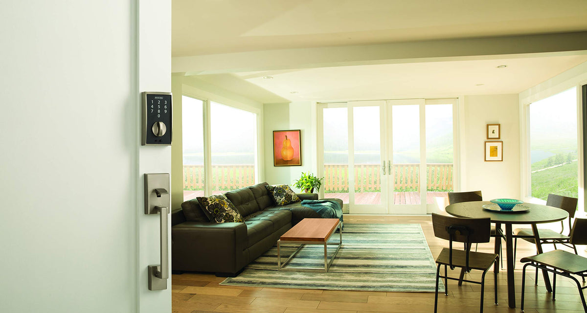 Latch backset compatibility for 2-3/8 and 2-3/4 inch doors with FE285