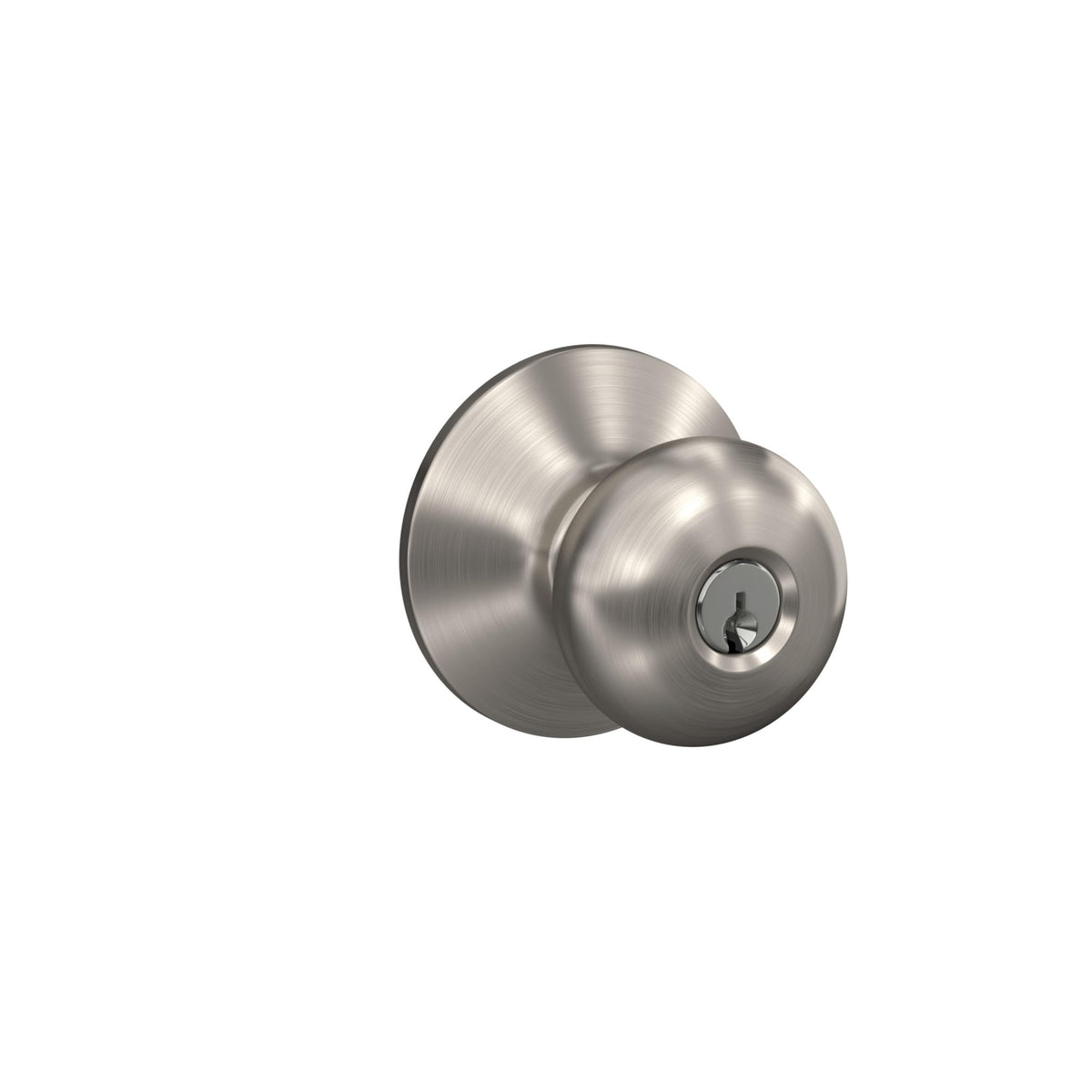 Plymouth front door knob assembly showing easy DIY installation