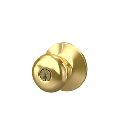 Schlage Plymouth packaging includes two keys and hardware.
