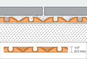 Schluter Ditra-Heat 134.5 square foot roll ready for larger areas