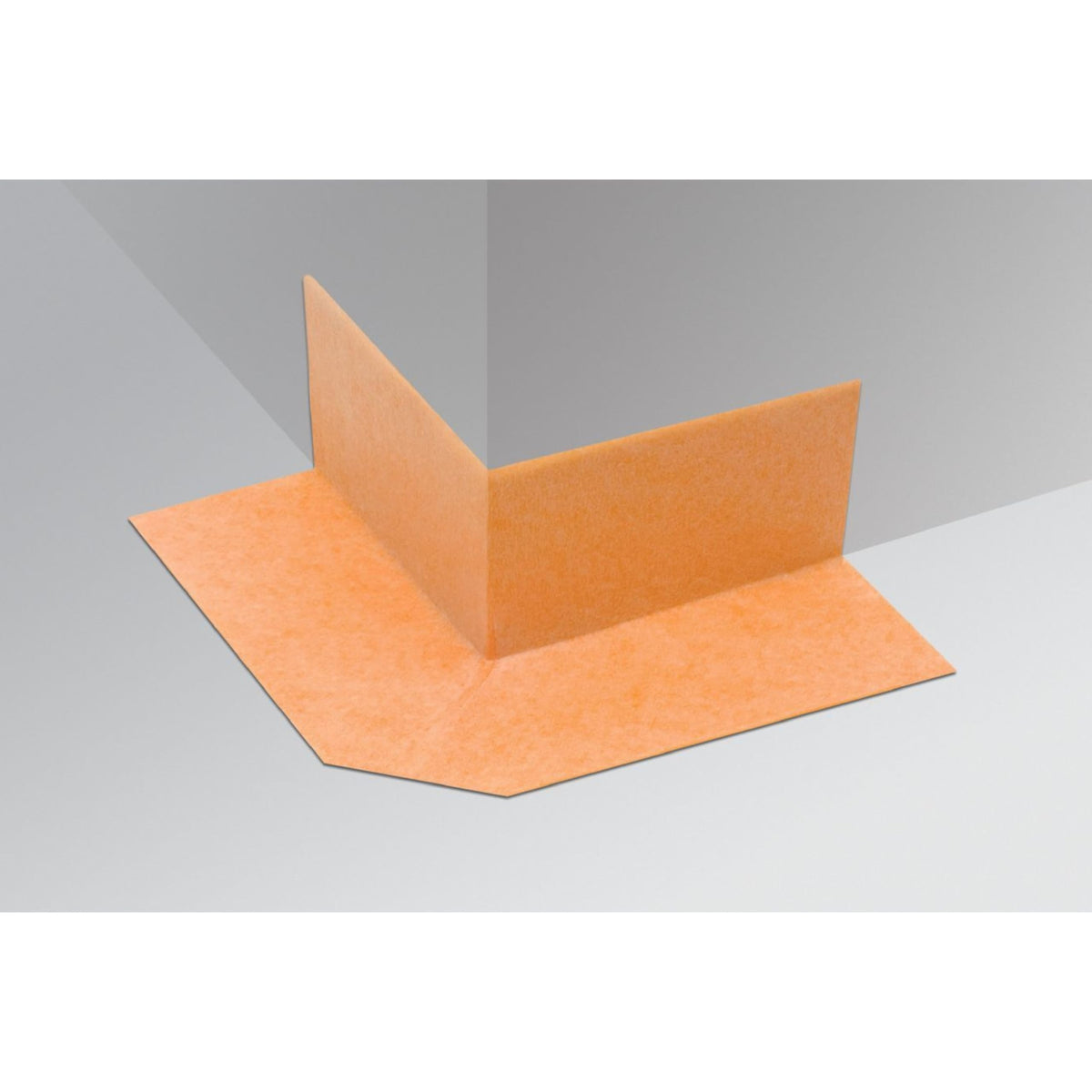 Schluter KERECK/FI2 corner piece demonstrating easy installation and durable waterproofing
