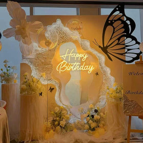 Schmtsuntoo HMT durable 7mm acrylic sign for repeated party use.