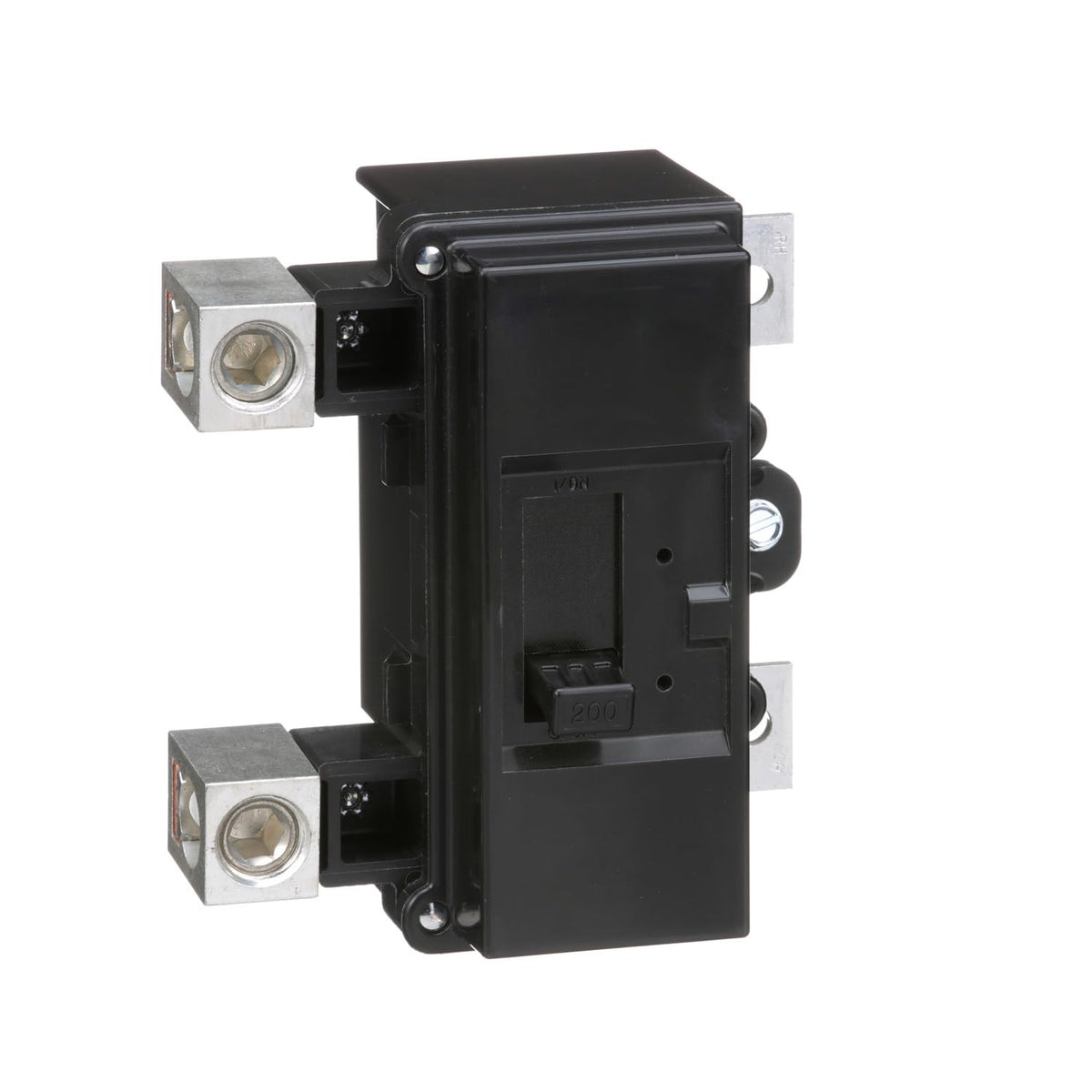 Schneider Electric QOM2200VH bolt-on breaker front view for 200A main protection in QO panels.