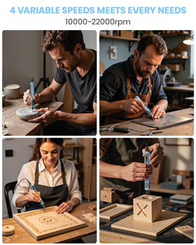 SCHTUMPA sanding and polishing kit helps finish surfaces smoothly and precisely.