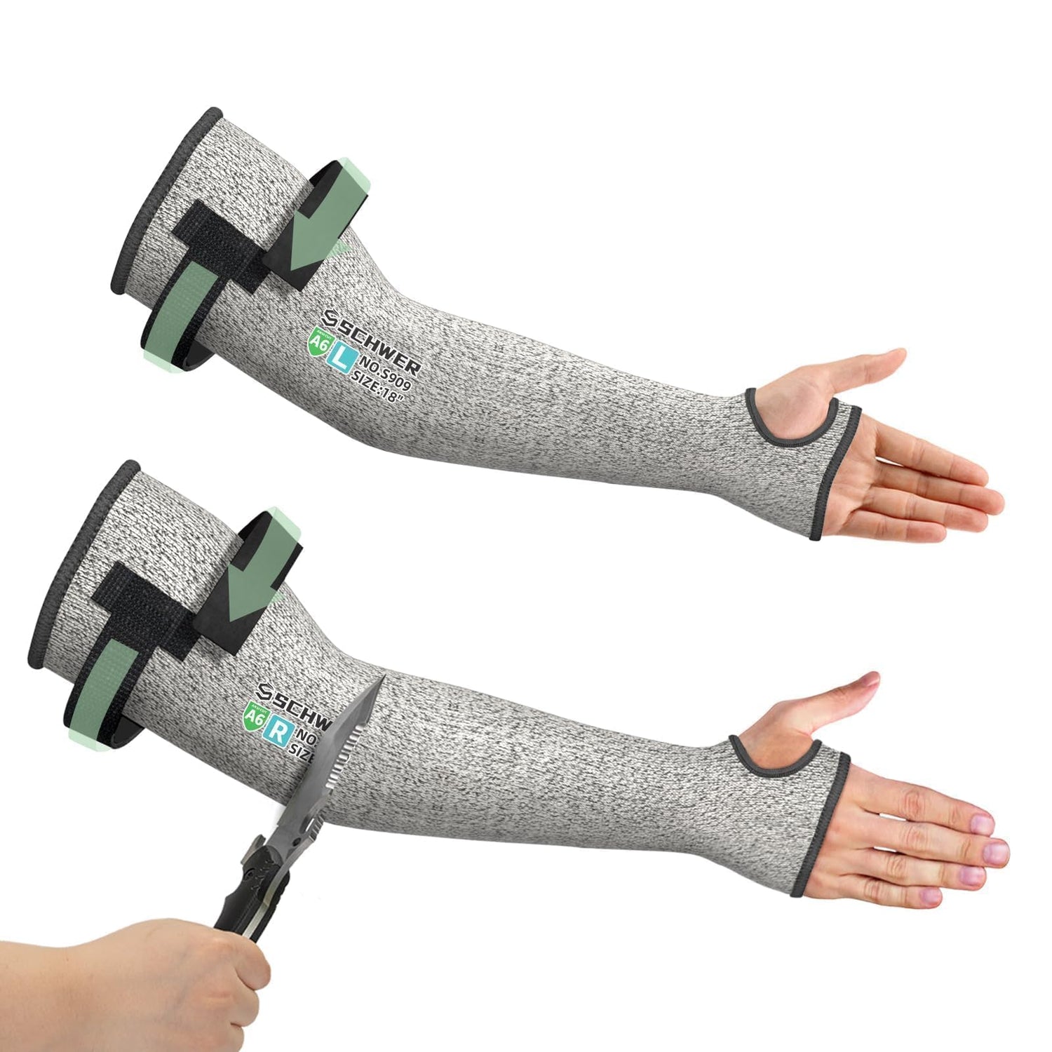 Schwer PRO-SKIN A6 sleeve front view highlighting rugged protection for high-risk tasks