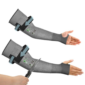 Schwer AIR-SKIN arm sleeve provides high-level cut protection for harsh industrial tasks.