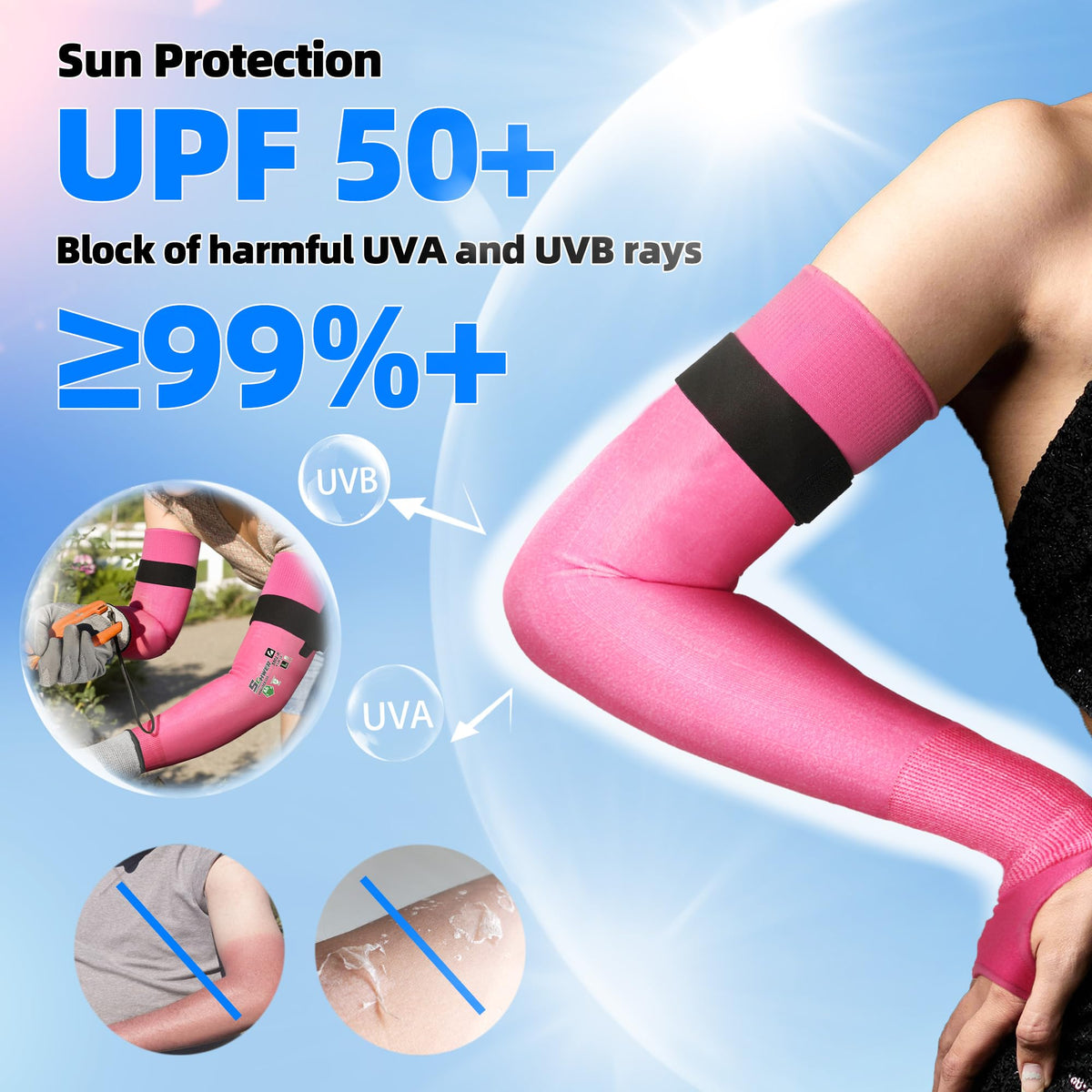 Schwer AIR-SKIN S901-P model wearing sleeve for demonstration.