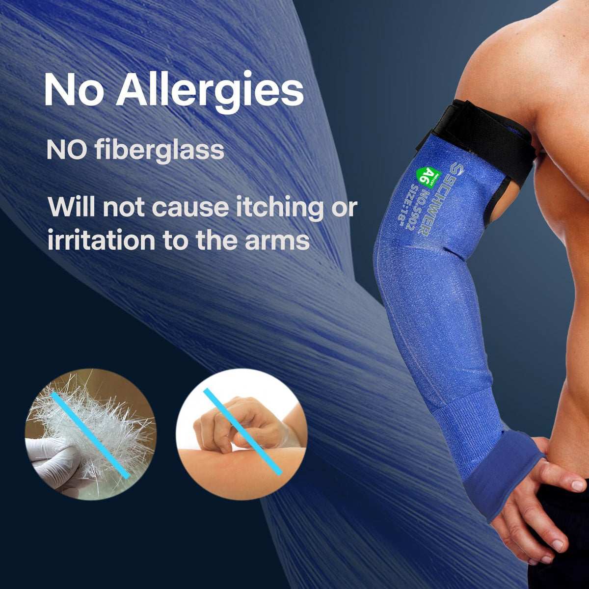 Schwer AIR-SKIN S902 weave-closeup highlights tight, breathable fabric.
