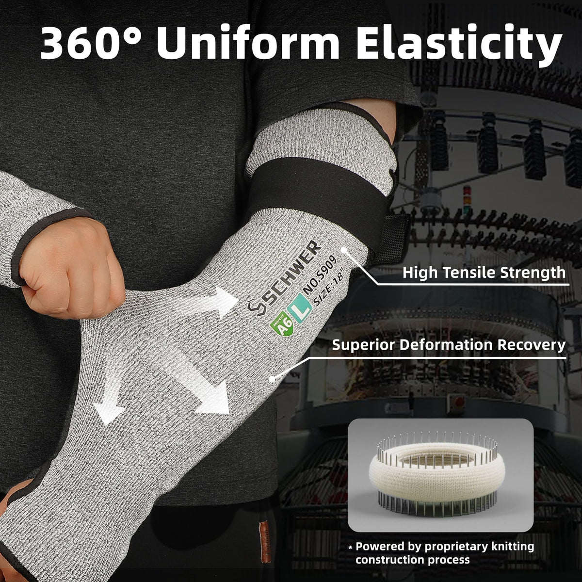 Schwer arm sleeves in automotive work setting demonstrate versatile daily use