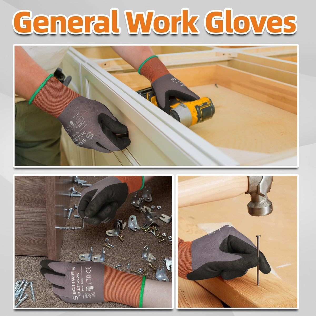Schwer touchscreen-compatible gloves allow device use without removal.