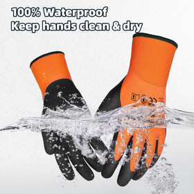 Schwer gloves feature foam latex palm grip for secure handling in wet or dry tasks.
